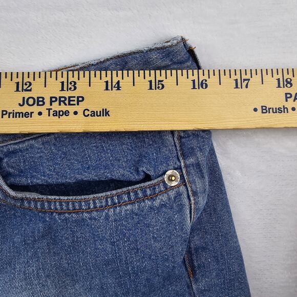 Vintage Bongo Jeans Shorts 11 Juniors Cut Off Short Shorts Frayed Raw Hem Y2K - Picture 6 of 10